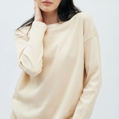Ribbed Relaxed Longsleeve