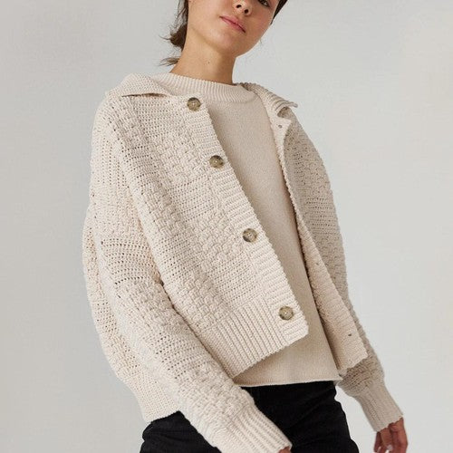 Prietema: Crochet Cotton Jacket