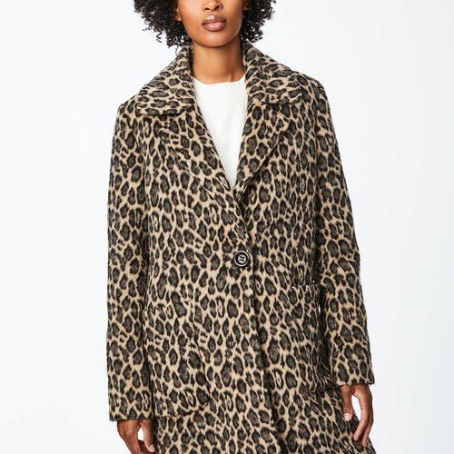 SOHO Leopard Wool Coat