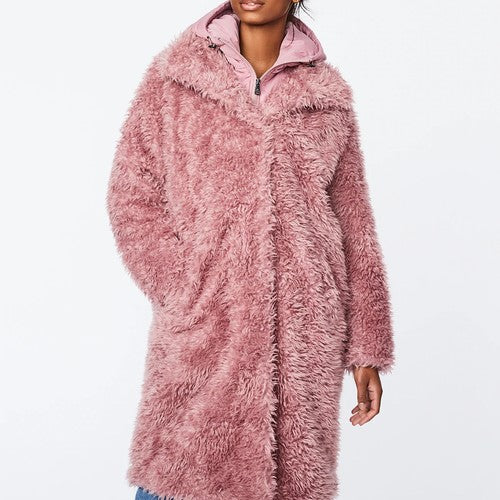 Unreal Shaggy Fur Double Up Coat