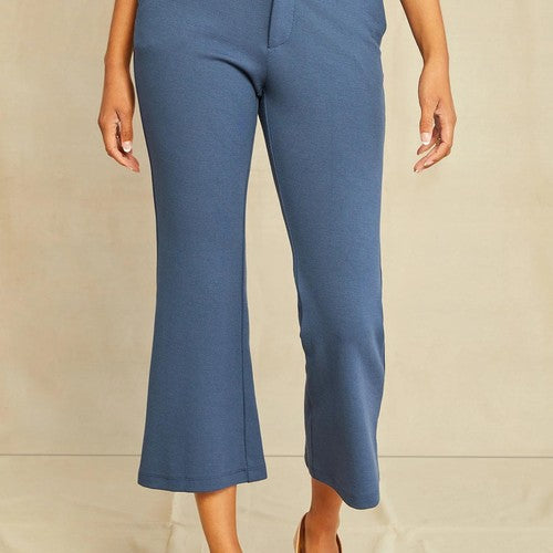 Beatrice Cropped Flare Pant