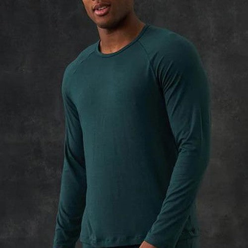 Men's Long Sleeve Shirt Hunter Green