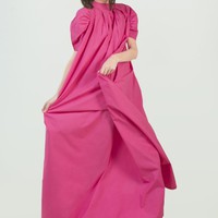 Pink Supima Cotton Long Dress