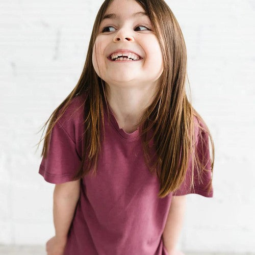 Kids' TENCEL™ Lyocell T-Shirt - Pink