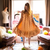 Sleeveless Cotton Midi dress