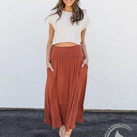 Cassidy Bamboo Maxi Skirt