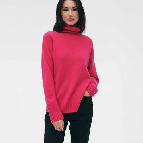 Luxe Cashmere Turtleneck Tunic