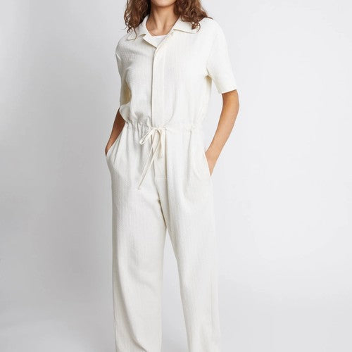 Recycled Braided Knit Jumpsuit